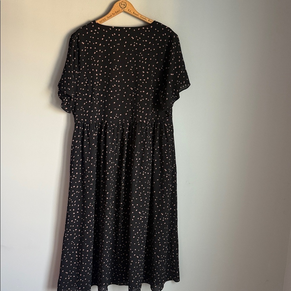 Madewell Flutter-Sleeve Button Front Midi Dress 12 - image 3